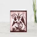 Recherche de satanique vœux cartes Baphomet