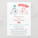 Recherche de vintage vélo invitations Coeur