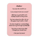 Recherche de poeme magnets Mother