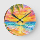 Recherche de plage tropicale horloges Paysage marin