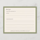 Recherche de recettes cartes Minimaliste