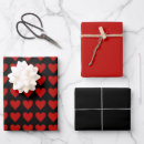 Recherche de noir solide papier cadeau Motif