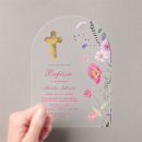 Recherche de croix catholique invitations Petite fille