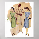 Recherche de vintage fashion poster Retro