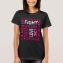 Suche nach rosa brustkrebs schleife tshirts Band