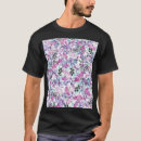 Recherche de pourpre de fleur tshirts Floral