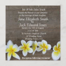 Suche nach frangipani hochzeit einladungen Strandhochzeit