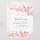 Recherche de papillon baby shower invitations Élégant