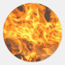 Recherche de flamme feu autocollants Brûlure