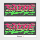 Recherche de sad autocollants Nom