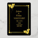 Recherche de papier de luxe invitations Feuille d'or