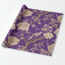 Suche nach vintage botanische blumen geschenkpapier Lila