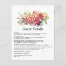 Recherche de rouge vert invitations Floral