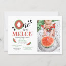 Recherche de rouge pastèque invitations Un dans un melon
