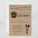 Recherche de potluck party invitations Fête de la chance