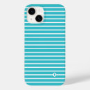 Recherche de rayures bleues et blanches iphone coques Moderne