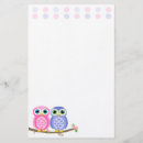 Recherche de owl papier à lettre Papeterie