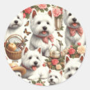 Recherche de chien westie autocollants Chiot