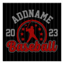 Suche nach personalisierter baseball poster Baseballspieler