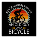 Suche nach lustiger alter mann poster Fahrrad