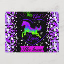 Recherche de fille de cheval cartes postales Poney