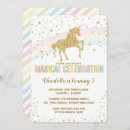 Recherche de rainbow party invitations Licorne arc en ciel