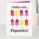 Recherche de popsicle vœux cartes Fille