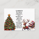 Recherche de joyeuses fêtes cartes visite Festif