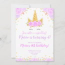 Recherche de purple floral anniversaire invitations Girl
