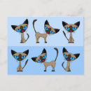 Recherche de amoureux les chats cartes postales Dessin animé