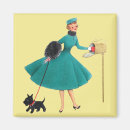 Suche nach retro frau magnete Illustration