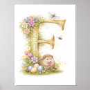 Suche nach buchstabe f poster Gold