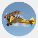 Recherche de biplane autocollants Aviation