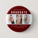 Recherche de rouge foncé badges Blanc