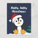 Recherche de pingouin kawaii vœux cartes Vacances