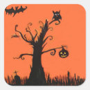 Recherche de arbre effrayant autocollants Grave