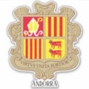 Recherche de andorra autocollants Drapeaux du monde