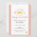 Recherche de miracle baby shower invitations Moderne