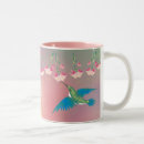 Recherche de fleur rose fuchsia tasses Vert