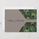 Recherche de bleu paon mariage invitations Épouser