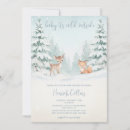 Recherche de forêt baby shower invitations Animal