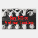 Recherche de cruauté animale autocollants Lapin