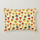 Recherche de monstre drôle coussins Coloré