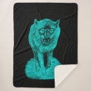Recherche de de loups couvertures plaids Sauvage