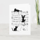 Recherche de chat musicien cartes postales Amoureux des chats