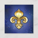 Suche nach louisiana visitenkarten Fleur de lis