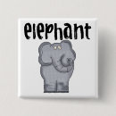 Suche nach grauer elefant buttons Niedlich