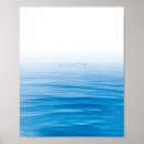 Recherche de bleue et blanche posters Minimaliste