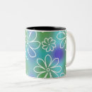 Recherche de motif floral tasses Fleurs