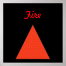 Recherche de flamme posters Éléments
